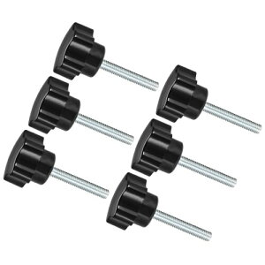 CoCud �X�^�[�N�����v�m�u M5 x 40mm�I�X�X���b�h 24mm �w�b�_ �v���X�`�b�N���e�w �X�N�����[�O���b�v�n���h�m�u �˂��t���{���g �u���b�N ���Ջ@�B�p 6����