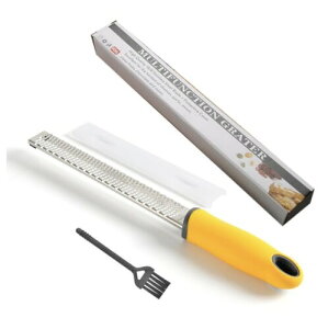 GrowGem おろし器 おろし金 チーズ削り すりおろし器 チーズグレーター グレーター (イエロー)