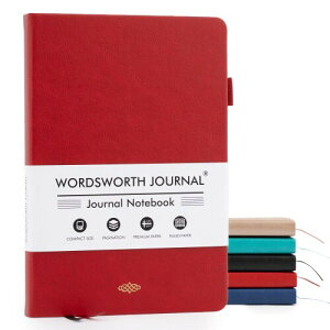 Wordsworth & Black A5 �r������W���[�i�� 216�y�[�W �n�[�h�J�o�[���U�[ 120GSM�p�� �d����X�P�b�`�Ɏg����W���[�i�����O�m�[�g �����E�j�������W���[�i�� �M�t�g�{�b�N�X�t�� ���b�h