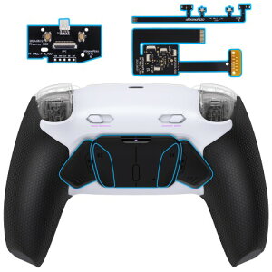 eXtremeRate ps5�R���g���[���[BDM-010/020�Ή�RISE4 Plus MAX�o�b�N�p�h���L�b�g�A�N���b�L�[�g���K�[�X�g�b�v�����o�[�O���b�v�t���Aps5�R���g���[���[�Ή��p���}�b�v�\�Ȕw�ʃ{�^���L�b�g-