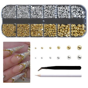 YFFSFDC ���~�p�[�� ����p�[�� �l�C���p�[�c ���{�� 6�T�C�Y 1.5mm 2mm 2.5mm 3mm 4mm 5mm DIY ���� �H�|�i�̑��� ��|�f�� 12�i�q���[�P�[�X�t�� (���~�p�[�� ���{��)