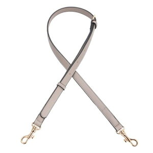 (WINOMO) 本革 ショルダーバッグ ひも PU レザー ショルダーストラップ がま口 バッグ 持ち手 肩ひも長さ調整可 ショルダー紐 修理 交換用 持ち手ストラップ ベルト バッグ用 (ライトグレー