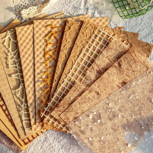 Alideco 16枚 コラージュ 素材 ペーパー 素材紙 り 手帳 ジャンクジャーナル メモパッド デザ ヴィ レトロ透かし編みノート カレンダー ベネットマナー (moyuan)