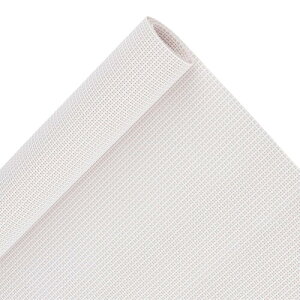 BENECREAT クロスステッチ布 14カウント 100x30cm 刺しゅうキット 刺繍布 ホワイト&ピンク プラスチック パンチニードル用布 クロスステッチ用品 刺繍プロジェクトと手作り針仕事用