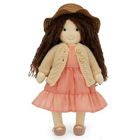 BlissfulPixie ウォルドルフ人形 Waldorf Doll 手作り人形 - Kristy 30cm 柔らかい 女の子 かわいい ぬいぐるみ 子供たちに最適な人形