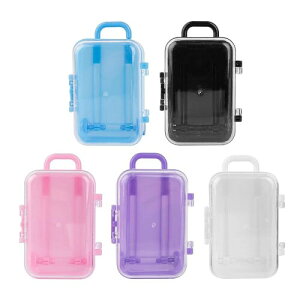 5個パックミニトラベルスーツケースボックス小さなキャンディボックス クリスマス/結婚式用 (style1)