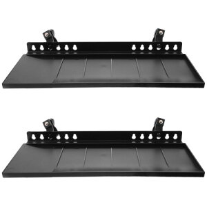 STOBOK イーゼルトレイ 2個セット 取り外し可能 ペイントブラシ用 軽量プラスチック製 耐摩耗 イーゼルアクセサリー 収納トレイ 絵画用具用