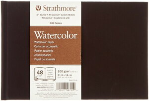 Strathmore STR-467-5 48 Sheet No 140 Watercolor Art Journal, 8.5 by 5.5 by Strathmore