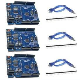 zetaon Arduino用 uno 互換 USBminiケーブル付属 3個セット