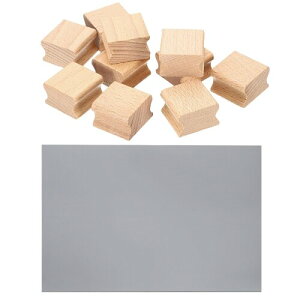 PATIKIL 30x30mm 󔒂̖ؐS}Eg 10̖ؐSnhn[hEbhubN X^v쐬DIYNtgpA4O[o[X^vV[gt F