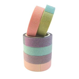 Getrays �}�X�L���O�e�[�v �L���L�� 6���Z�b�g 12mm×2m ���炫�� ���� �a���e�[�v ���邢�F DIY �H�|�i �W���[�i�� �蒠 �X�N���b�v�u�b�N ���b�s���O �v���[���g���� (C)