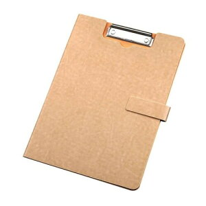 Costowns革 二つ折り バインダー クリップボード A4 100枚A4資料用紙が収納可 クリップファイル厚 手 pu レザー 書類契約フォルダー 事務用品 入職プレゼント ギフト ct-45 (カーキ)