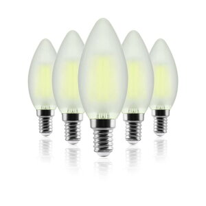 C35 VfA LED GW\d [\N^ 50W` 600lm E14 6W Ód KX̍ގ Ή 6500K F VfA XC^ 5