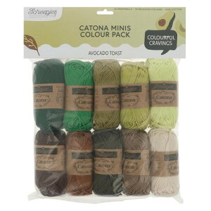 Scheepjes Catona colour pack 10x25g - 1pc - Avocado Toast
