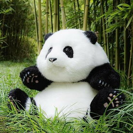 パンダのぬいぐるみがリアルでリアル、パンダの恋人へのパンダギフト、装飾、完全手作りのパンダぬいぐるみ 手作りぬいぐるみ (パンダ（Hehua))