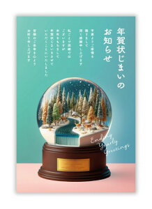 年賀状じまい ハガキ 10枚入り私製はがき(翌年も使えるデザイン)パピレイSDJ-207