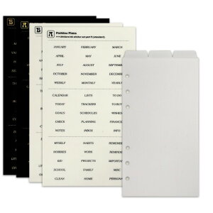 Zelten PPoC_[CfbNXd؂A4̃^uXebJ[tAp[\iI[KiCU[Evi[E[Y[tm[gp (PP Frosted 3-Top Tab,A6/6 Hole)