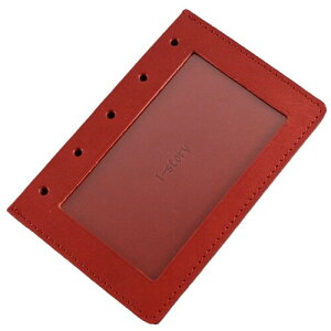 (i-story) ミニ5穴用 システム手帳リフィル (2)フォトフレーム 日本製 (レッド)