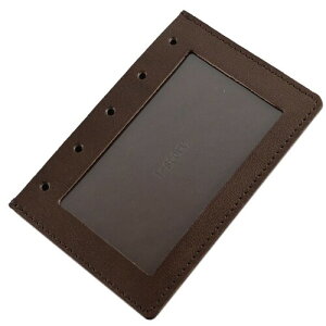 (i-story) ミニ5穴用 システム手帳リフィル (2)フォトフレーム 日本製 (チョコ)