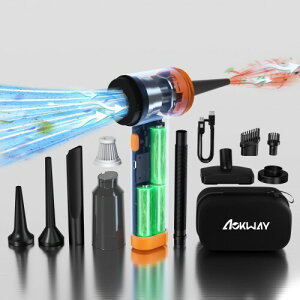 2025 ハンディクリーナー 多機能 ミニ車用掃除機 コードレス Type-C急速充電式 20000Pa 強力吸引力 乾湿両用 電動空気入れ機能付き 超軽量0.36kg 長時間稼働 家庭/車内/キーボード/家具清掃用