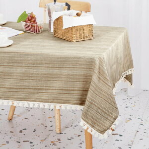 Deconovo �e�[�u���N���X �e�[�u���J�o�[ �_�C�j���O�e�[�u���N���X �����` ���� ����h�~ �^�b�Z���t�� �k�� �������ȒP ��137x��274cm �i�_�[�N�J�[�L�j