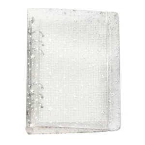 Zelten �J���t�� PP�J�o�[ �����O�o�C���_�[ �t�@�C���t�H���_�[ ���[�Y���[�t�V�[�g�v���e�N�^�[�Ή� �m�[�g�u�b�N���t�B��/�p�[�\�i���I�[�K�i�C�U�[�t��(A6 Combo, Star)