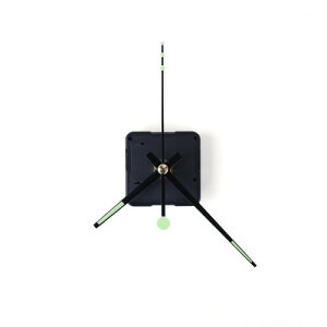 時計 ムーブメント 手作り 掛け時計用 クロック ムーブメント 時計シャフト 針セット DIY 3つのポインターセット 手作り 掛け時計 (蛍光)