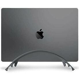 amesobaTM | BridgeStand For MacBook | マックブック 縦置き型アルミスタンド クラムシェル (スペースグレー)