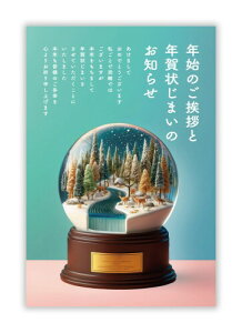 年賀状じまい ハガキ 10枚私製(翌年も使えるデザイン)パピレイ