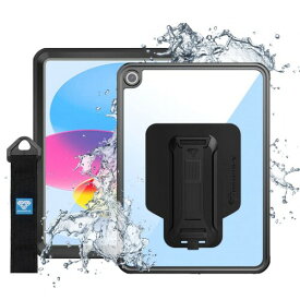 iPad 10.9インチ（第10世代）用ケース ARMOR-X IP68 Waterproof Case with Hand Strap ブラック MXS-iPad-N5