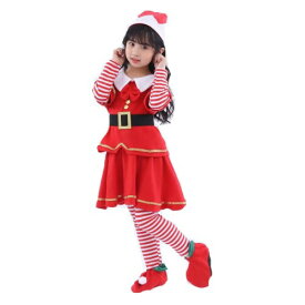 (XIUMU) クリスマス 子供 コスプレ サンタコス クリスマス 衣装 5点セット サンタ 女の子 男の子 着ぐるみ クリスマスプレゼント ベビー キッズ コスチューム 雪だるま 真っ白 ふわふわ