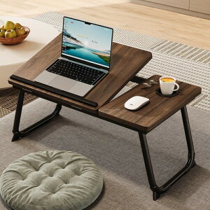 机 低い 折りたたみ テーブル 一人暮らし 折り畳み ちゃぶ台 机折りたたみ mini table 折畳み 机 完成品 PCデスク 学習 ベッド ソファ 食事 利用可 (ダークブラウン)