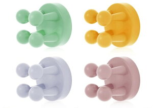 Cinvo �Ǌ|���t�b�N ���� �S�� �t�b�N �V���R�[���� ���J���Ȃ� �V�F�[�o�[�z���_�[ �h�� �h�� �K�тȂ� ����/�L�b�`��/���r���O���[��/�I�t�B�X�ɓK�p 4���Z�b�g(�J���t���j