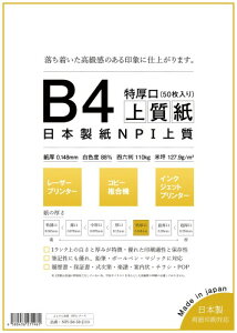 { uv NPI㎿ B4 50 { Fx88% 0.148mm lZ\L110kg NPI-B4-50-J110