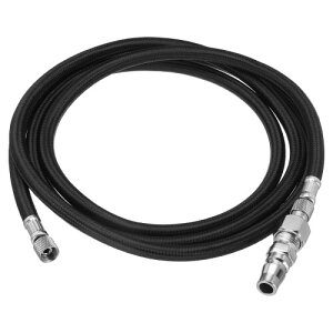 PATIKIL 1/8 GAuVz[X GAuVp GAz[X 1.8MiC҂ 1/8"[ 1/4"z[XA_v^t GAuVh@̃lCp ubN