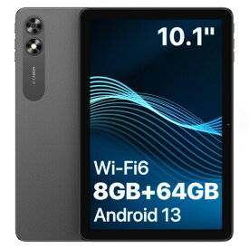 タブレット 10インチ wi-fiモデル UMIDIGI G2 Tab 8GB RAM（4GB+4GB拡張RAM）64GB ROM(1TBまでmicroSDカード拡張) Android 13 解像度1280*800 タブレット GMS認証+無線投影 6000mAhバッテリー 日本語取扱説明書付き