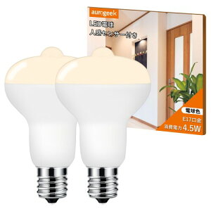 aurogeek lZT[d LEDd E17 4.2W ZT[Ɩ 40W dF 500LM 2700K L ֓ _  ʏ Ki 2Zbg