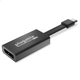 Plugable USB-C - DisplayPort 変換アダプター 4K60Hz, Thunderbolt 3 対応システム、MacBook Pro、Windows、Chromebook、 iPad Pro、Dell XPS などで使用可能