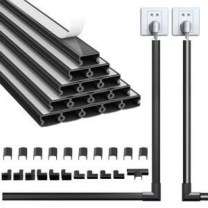 Mozawa zJo[ [Zbg 15{ P[uBJo[ R[hveN^[ ȒPݒu dP[uJo[ 40* 1.5*0.9cmiubNj