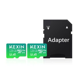KEXIN MicroSD 128GB 2個セット SDXC UHS-I U3 85MB/s SDカード 128gb Class10 マイクロSDカード 128GB Nintendo Switch 動作確認済 超高速転送 TFカード SDアダプター付