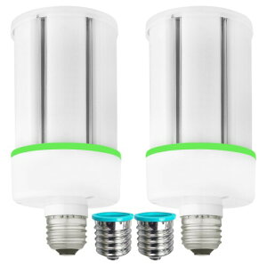 FWAYTECH LED電球 E26 電球色 E39口金付け 36W 4800LM 超軽量タイプ 2700K LED街灯 LEDコーンランプ 200W-250W水銀灯/水銀ランプ相当 街灯 街路灯 庭園灯 玄関灯 2個セット (電球色, 36W(フロスト型))