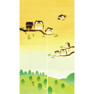 のれん 暖簾 おしゃれ フクロウ スターフィッシュ 招き猫 犬 ひまわり 間仕切りカーテン 目隠し 見えにくい 柔らかい 飾り 玄関 温泉 旅館 ホテル 廊下 お風呂 洗面所 トイレドア キッチ