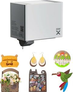 xTool 20W ���[�U�[���W���[�� M1 Ultra��p ���͂ȃ��[�U�[�J�b�^�[���W���[�� �؍ނ�A�N�����A�����A��v�Ȃǂ̌����I�Ȓ����Ɛؒf DIY �J�X�^�}�C�Y���ꂽ�M�t�g ������ƌ��� ���[�U�[