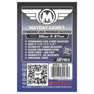 Mayday Games 7076 Usa Boared Game Sleeves, Dark Purple