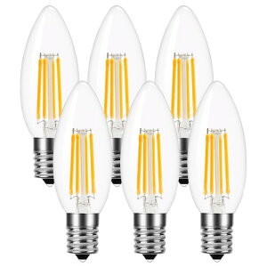 LEDd E17 ~jNvgd 40W` dF GW\d 4W NA^Cv 2700K tBgd C35 ȃGl Ή PSEF؍ς S F 6