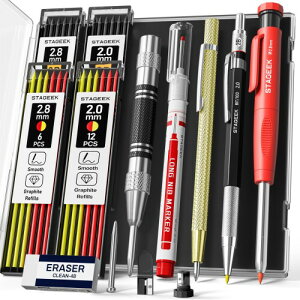 STAGEEK ���z�p�V���[�y�� 14�_�Z�b�g 2.8mm��H�p�V���[�v�y���V�� �P�K�L�y�� �|���` �}�[�J�[ �V���[�c�i�ԁA���F�A���j-�P�[�X�t��