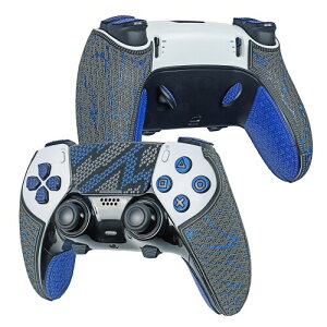 PS5 DualSense Edge�p�R���g���[���[�O���b�v SHADOW BOOLT�� �h���E���w�e�N�X�`���[�E�z�����H �J�b�g�ς݃O���b�v�e�[�v�i���^���b�N�O���[���u���[�A�A�b�v�O���[�h��2.0�j