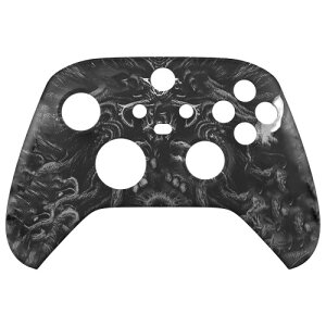 Xbox Series X/S対応用カスタムフロントハウジングシェル、重度のホラー風デザインXbox Series X/S対応とXbox Coreに対応用ソフトタッチカバーフェースプレート、コントローラーは含まれていま