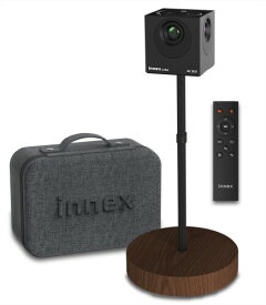 Innex Cube 会議用360度広角Webカメラ ギャラリーモードなど多彩なAIモード 電源&ソフトウェア不要の完全プラグ＆プレイリモコンでの手動ePTZ操作にも対応 無指向性マイク内蔵 Zoom Teams WebEx G