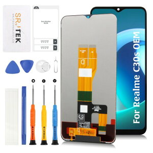 SRJTEK for Realme C30s 6.5C`RMX3690 tpl ʌp wIWi OEMxLCDXN[fBXvC LCDfBXvC Cpp[cRMX3690ɑΉ